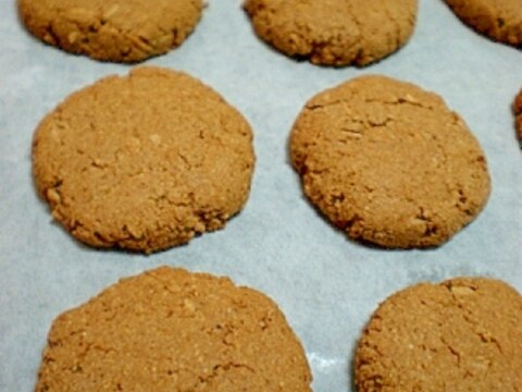 米粉で作る、ココアココナッツのおからクッキー♪